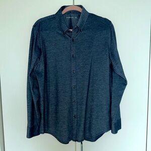 Abercrombie and Fitch blue/gray button-down, long sleeve size large